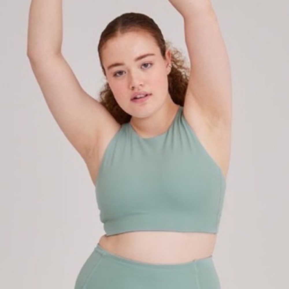 NWT Girlfriend Collective Topanga Bra Pond